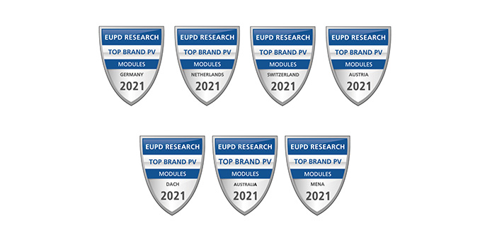 Suntech Awarded "Top Brand PV 2021" Seal by EuPD Research