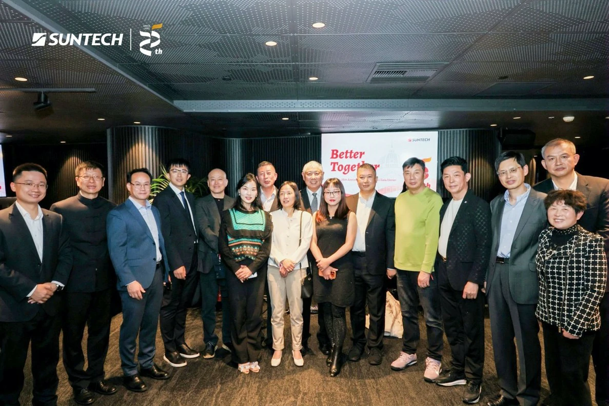 Suntech Hosts 25th Anniversary Customer Appreciation Gala in Melbourne